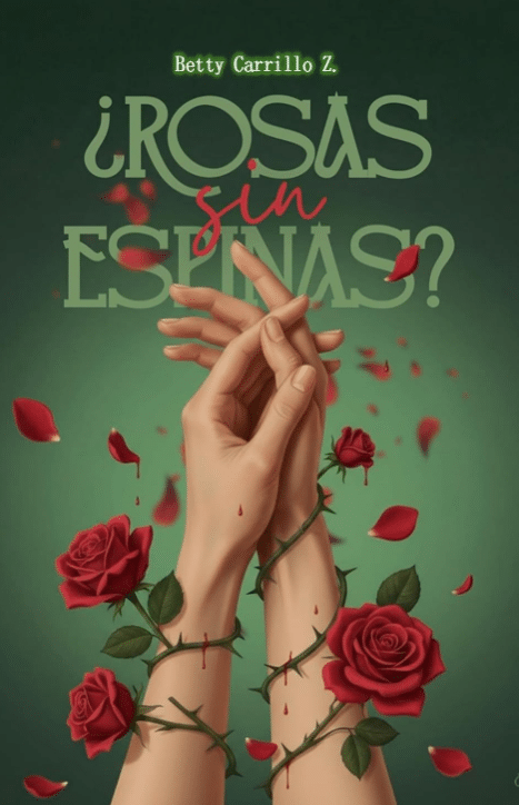 Portada de Rosas sin espinas, novela lésbica de Betty Carrillo Z.