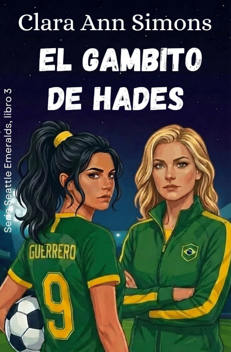 Portada de El Gambito de Hades, novela lésbica de Clara Ann Simons.