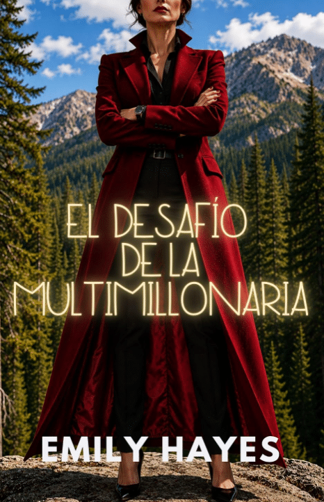 Portada de El desafío de la millonaria, novela lésbica de Emily Hayes.