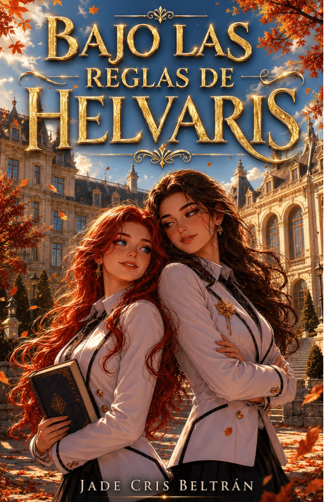 Portada de Bajo las Reglas de Helvaris, de Jade Cris Beltrán