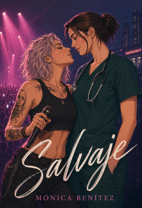 Portada de Salvaje, novela lésbica de Mónica Benítez.
