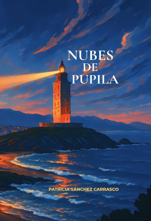 Portada de Nubes de pupila, novela lésbica de Patricia Sánchez Carrasco.