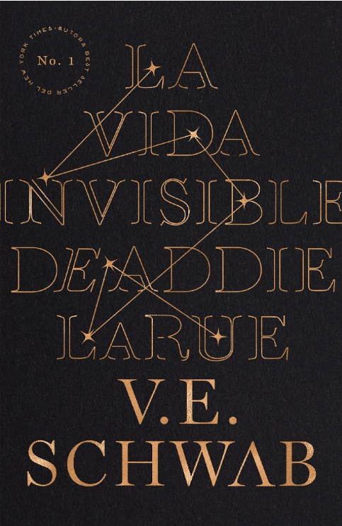 Portada de La vida invisible de Addie LaRue, novela lésbica de V. E. Schwab.